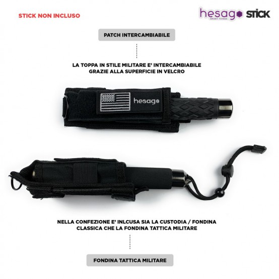 Hesago Expansion Pack - Fondina Tattica Militare + Toppa Intercambiabile + Rompivetro
