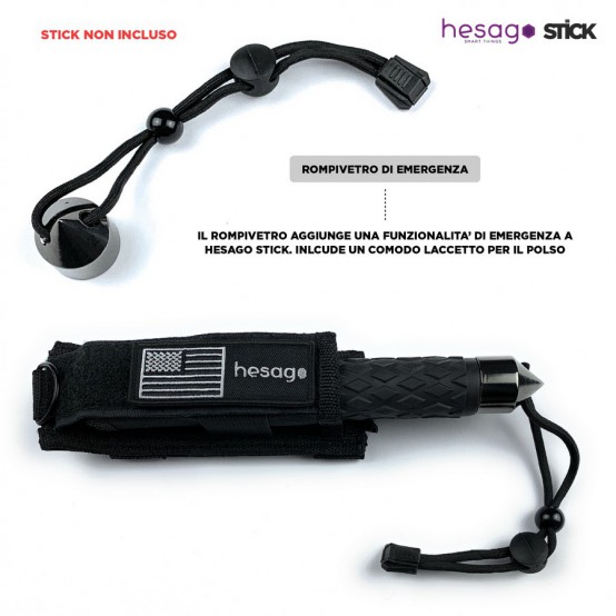 Hesago Expansion Pack - Fondina Tattica Militare + Toppa Intercambiabile + Rompivetro